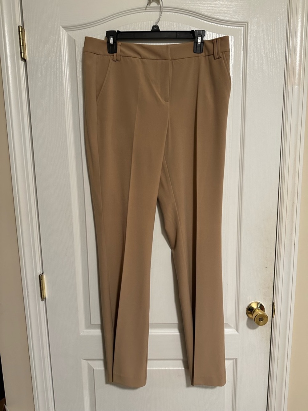 New York & Company Tan Dress Pants Size 10 Tall Classic Work Office Slacks 🤎✨